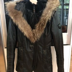 Rudsak leather winter coat